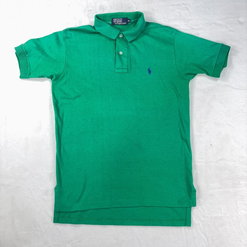 Polo Ralph Lauren Polo Shirt Green Size M Pony Embroidered
